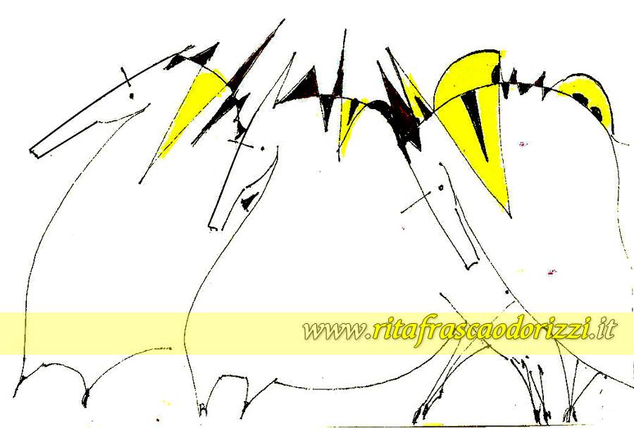 cavalli_galoppo_illustrazione_pittrice_rita_frasca_odorizzi