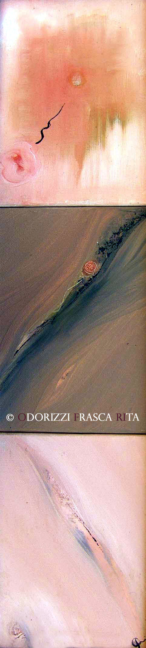 dipinto_a_olio_ofri_serie_alfabeto_dell_intero_fecondazione_l_inizio_1990