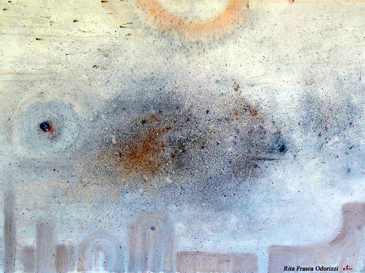 dipinto_a_olio_ofri_serie_citta_capovolote_bagdad_1990