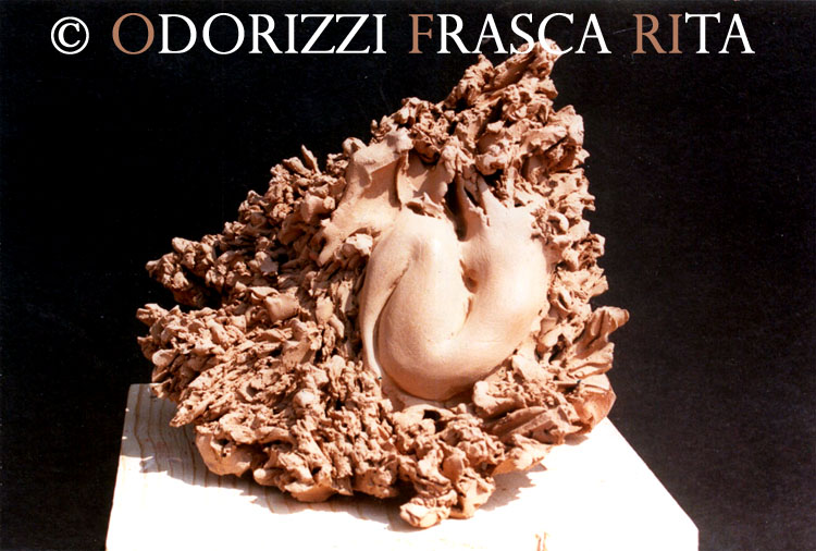 scultura_contemporanea_ofri_serie_radici_titolo_risveglio_1990