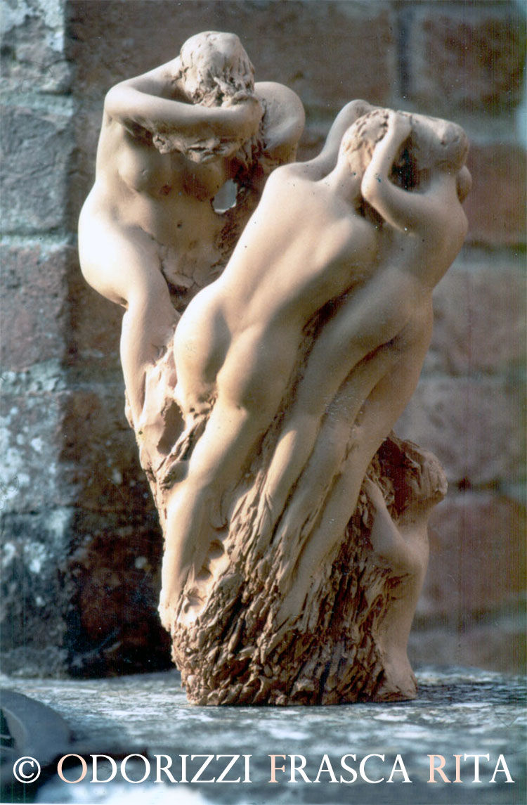 scultura_contemporanea_ofri_serie_radici_titolo_sorellanza_1990